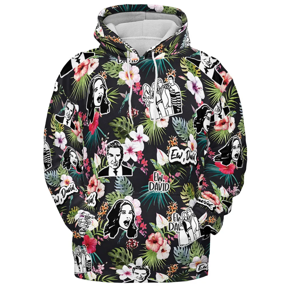 Schitts Creek Tropical All-over Print Hoodie - 3