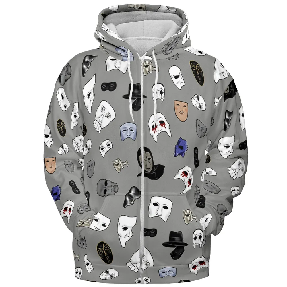 Masks of Phantom of Opera All-over Print Hoodie - 4