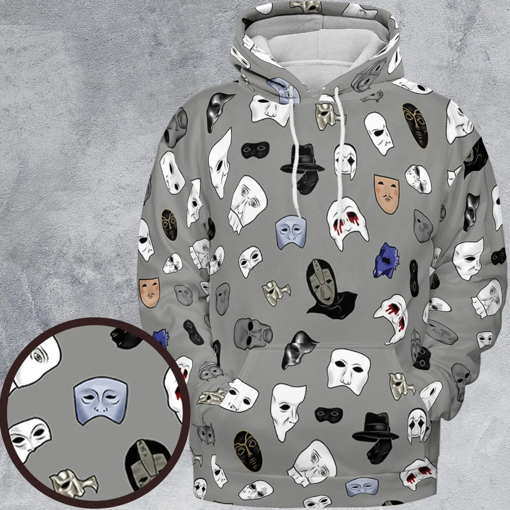 Masks of Phantom of Opera All-over Print Hoodie - 2