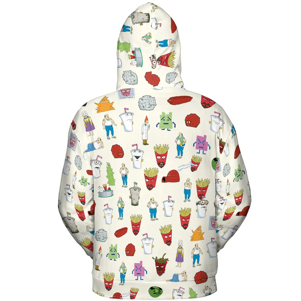 Aqua Teen Style All-over Print Hoodie - 5