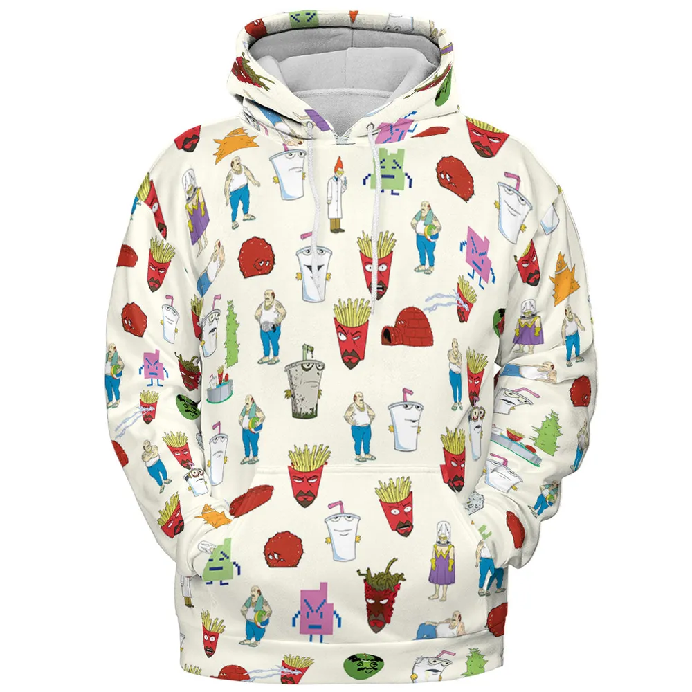 Aqua Teen Style All-over Print Hoodie - 3