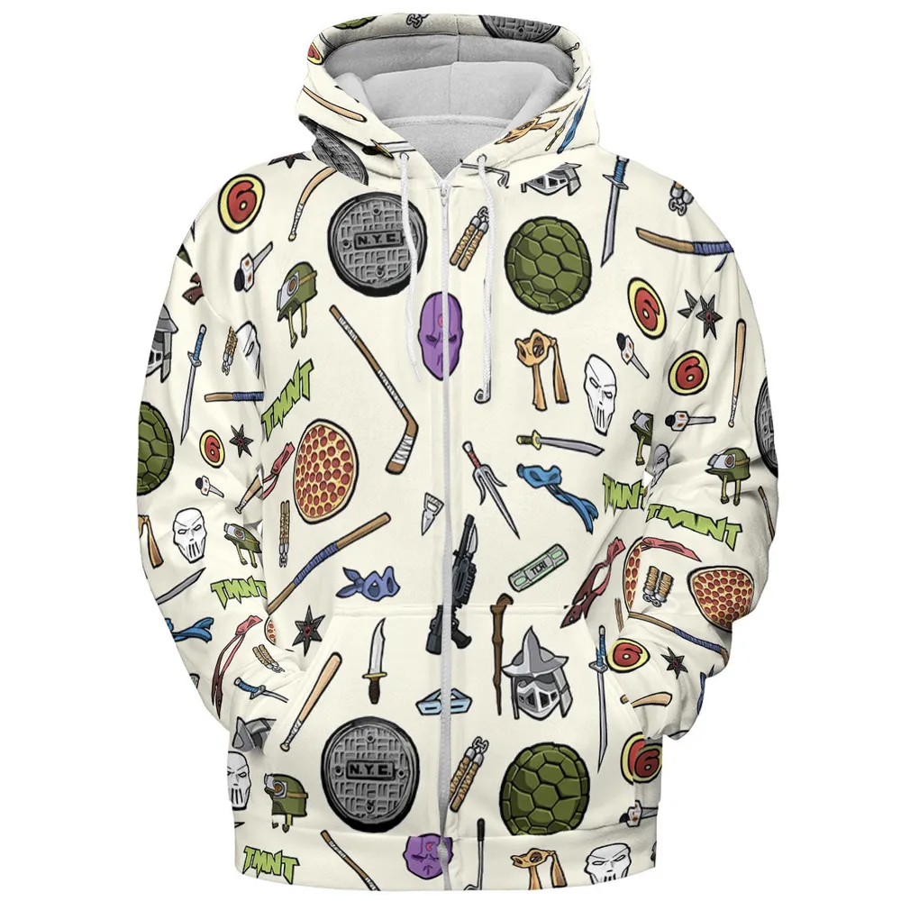 Hero In A Half Shell TMNT All-over Print Hoodie - 4