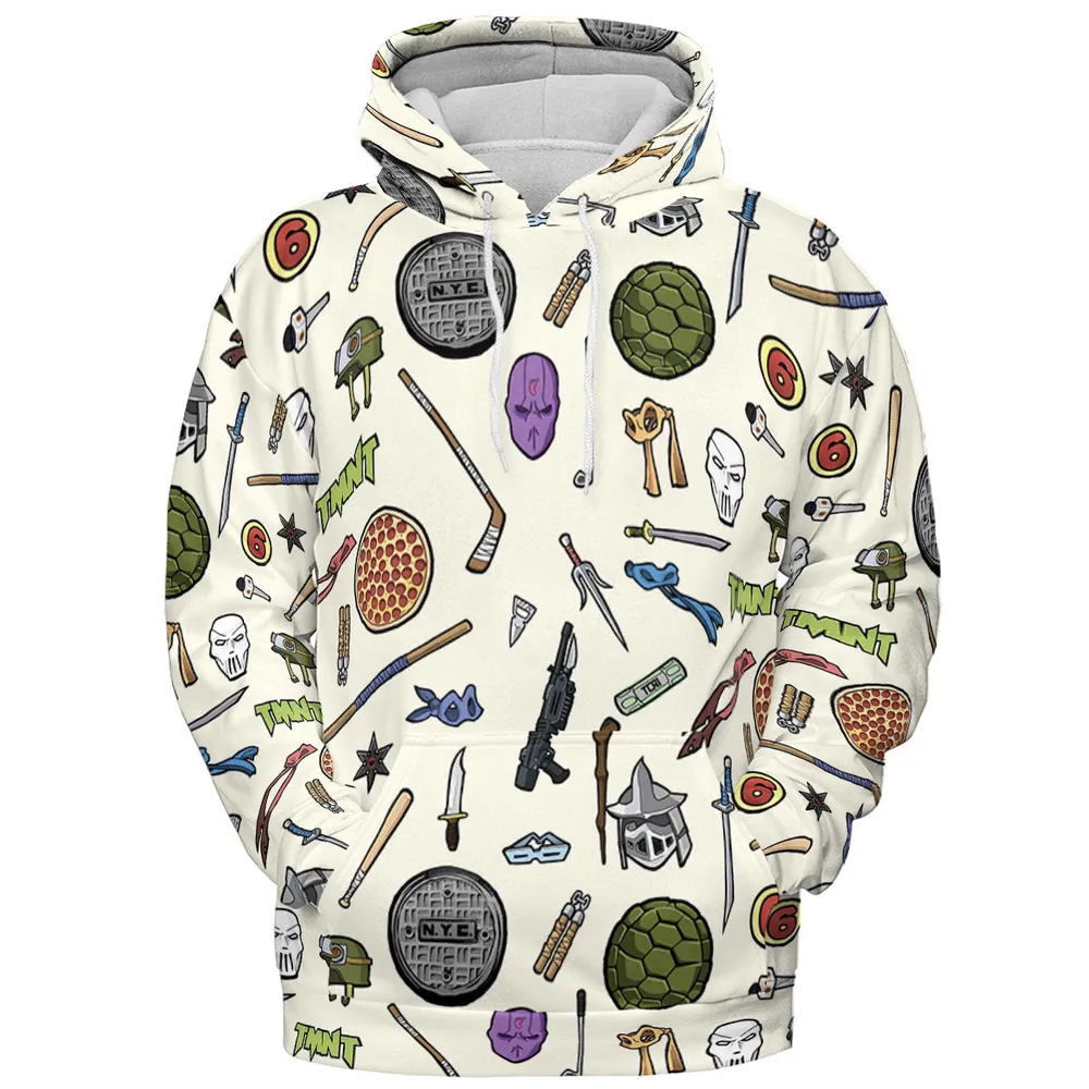 Hero In A Half Shell TMNT All-over Print Hoodie - 3