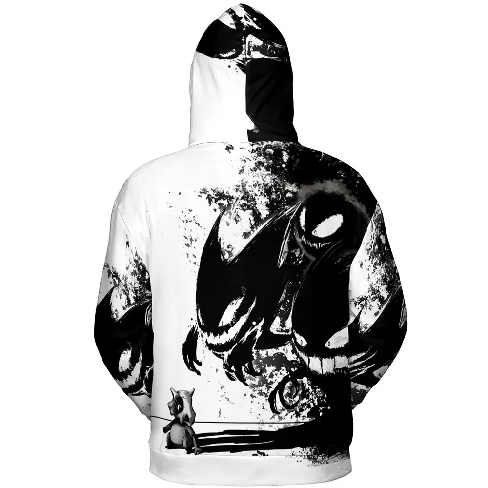 Cubone and the Ghosts All-over Print Hoodie - 5