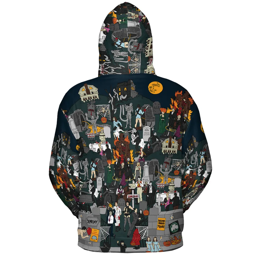 Horror Street All-over Print Hoodie - 5