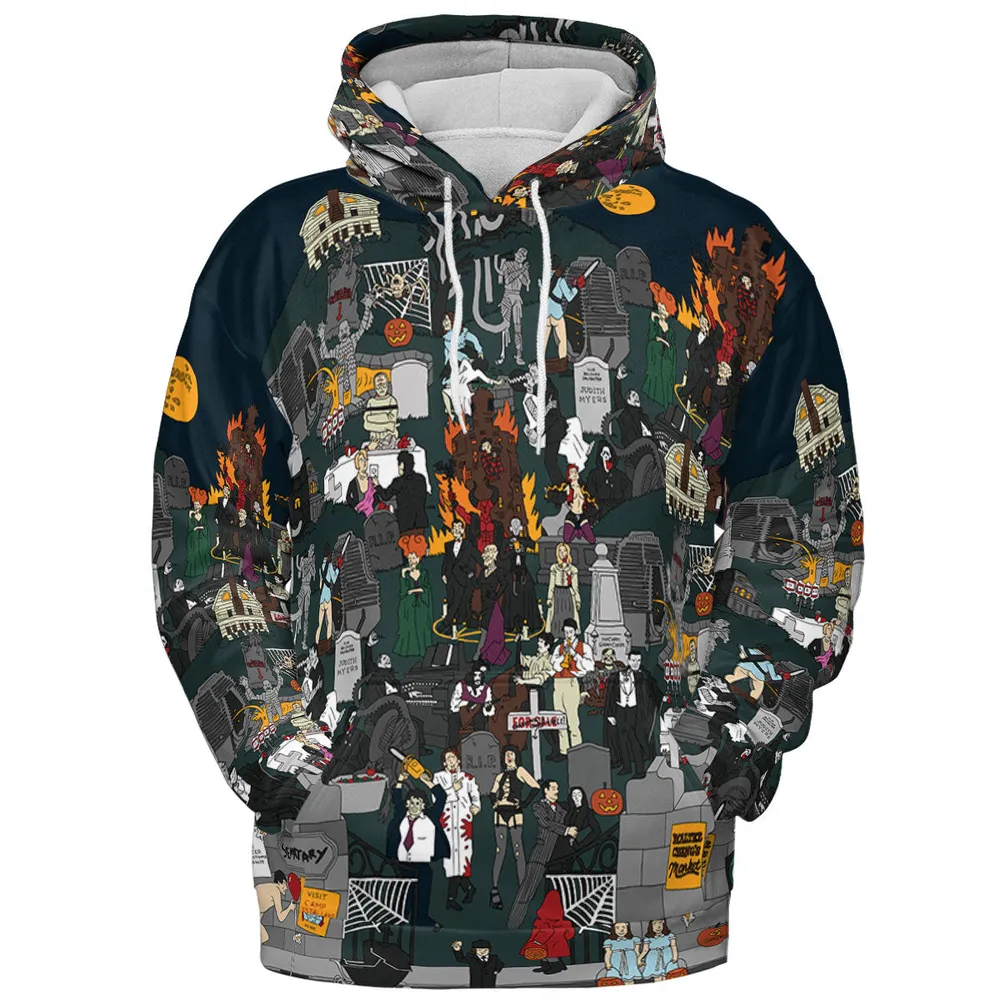Horror Street All-over Print Hoodie - 3