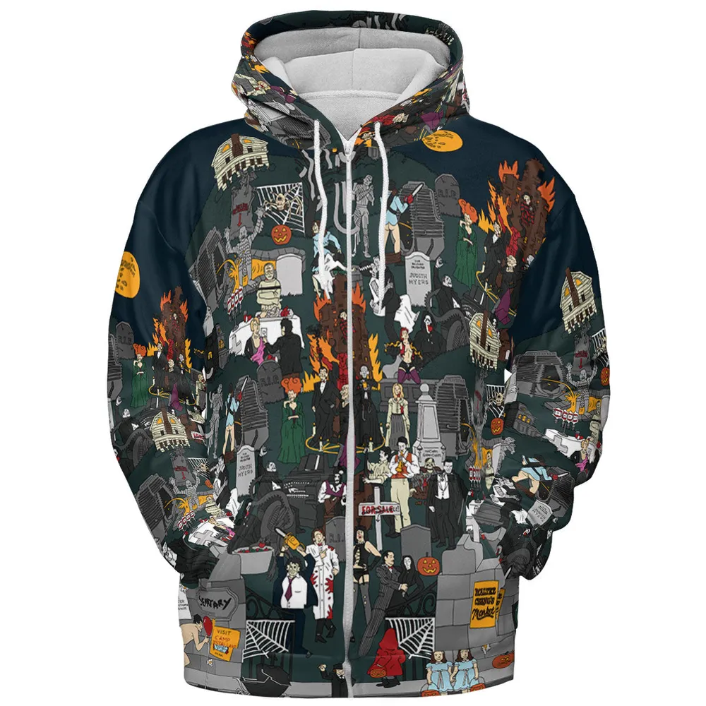 Horror Street All-over Print Hoodie - 4