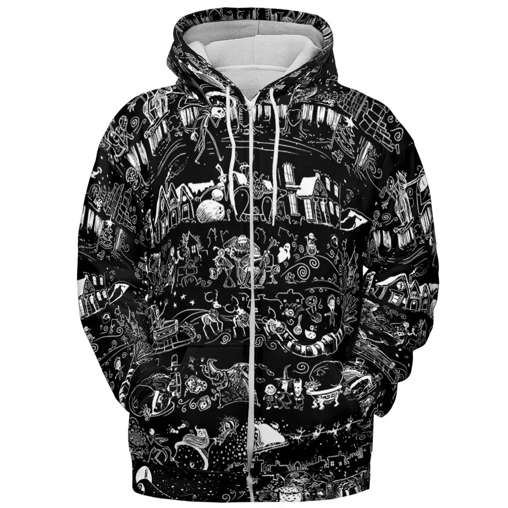 Nightmare Journey All-over Print Hoodie - 4