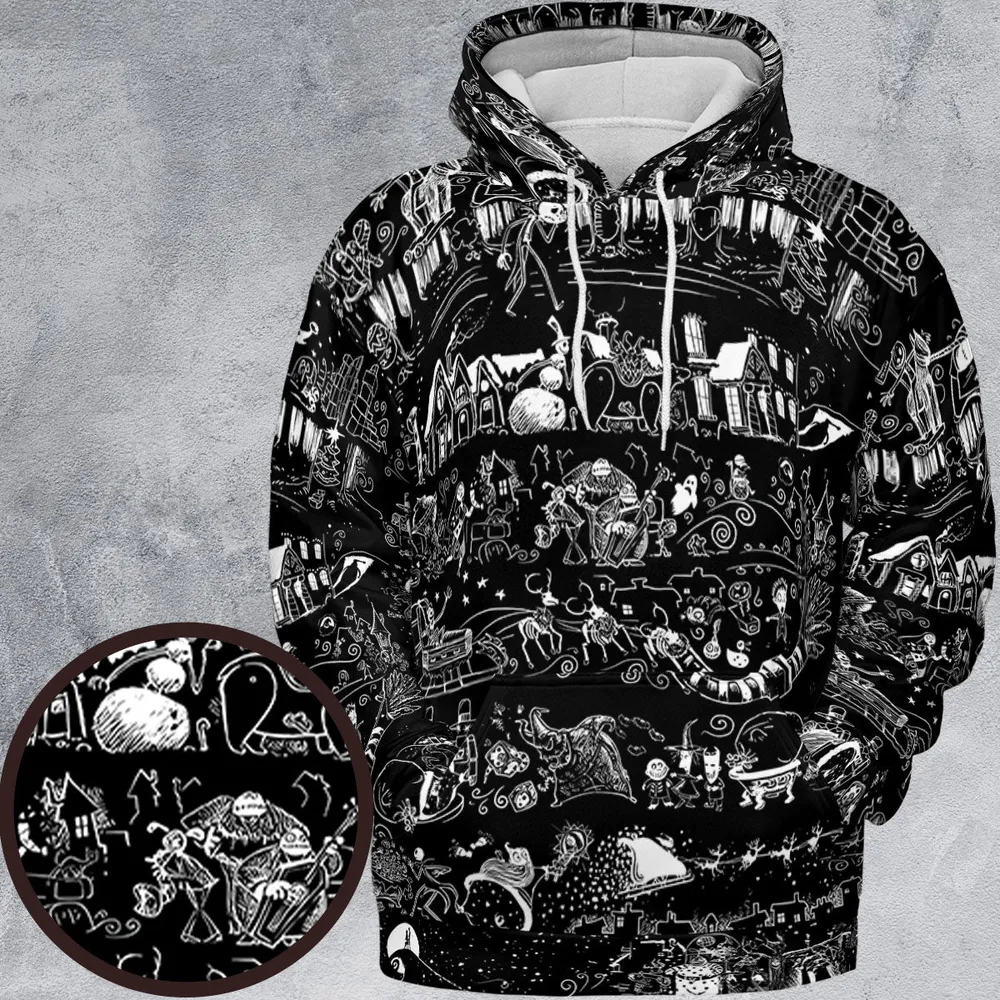 Nightmare Journey All-over Print Hoodie - 2