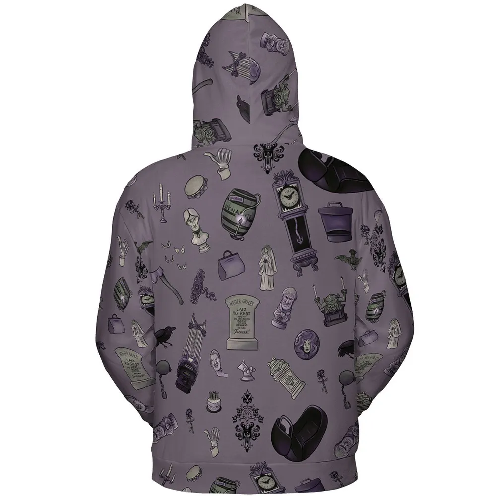 Welcome Foolish Mortals Haunted Mansion All-over Print Hoodie - 5