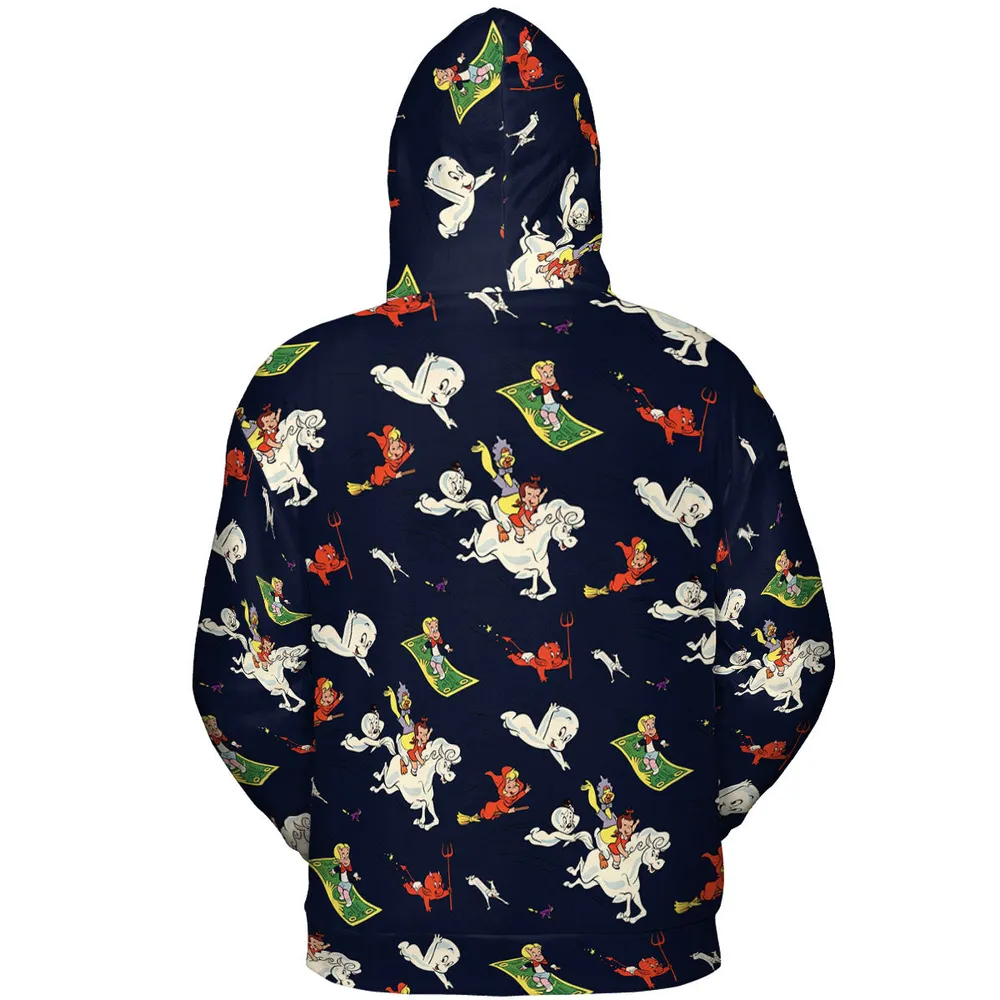 Casper Richie Rich Harvey Comic Characters All-over Print Hoodie - 5