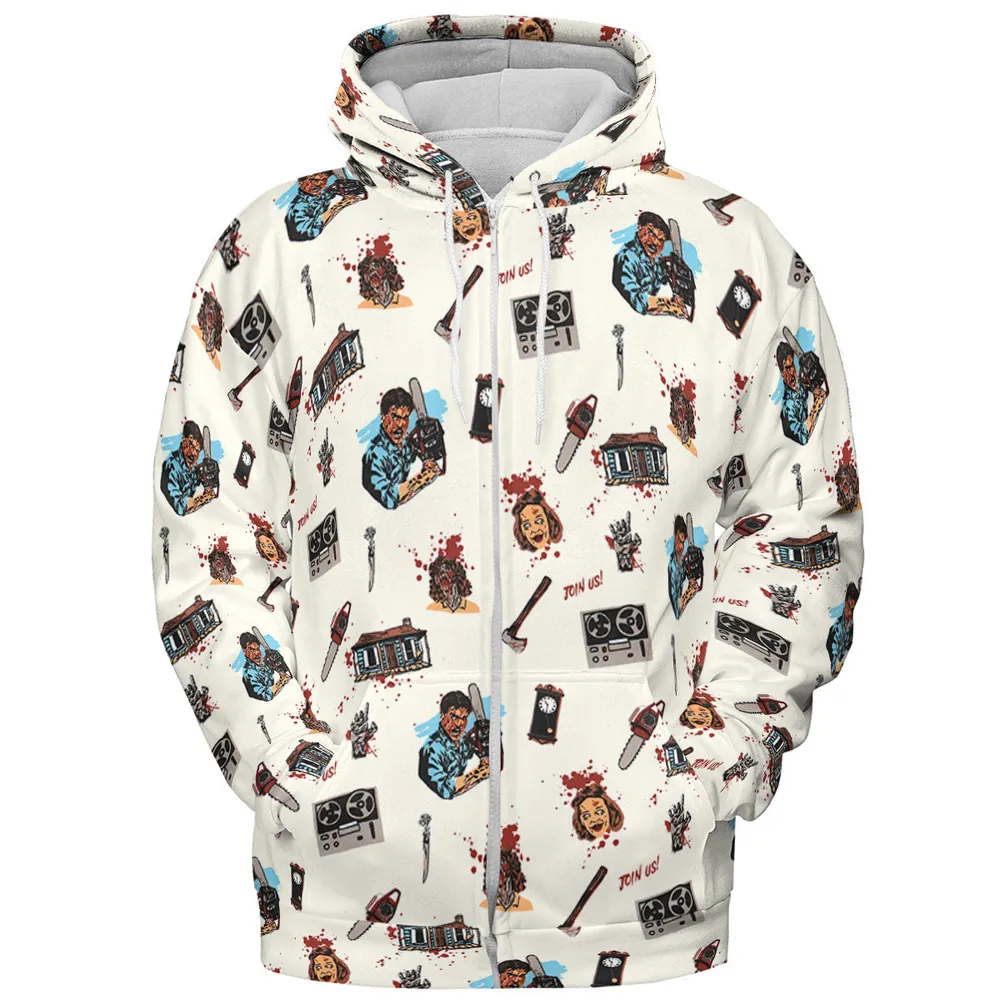 Supernatural Horror Evil Dead Halloween All-over Print Hoodie - 4