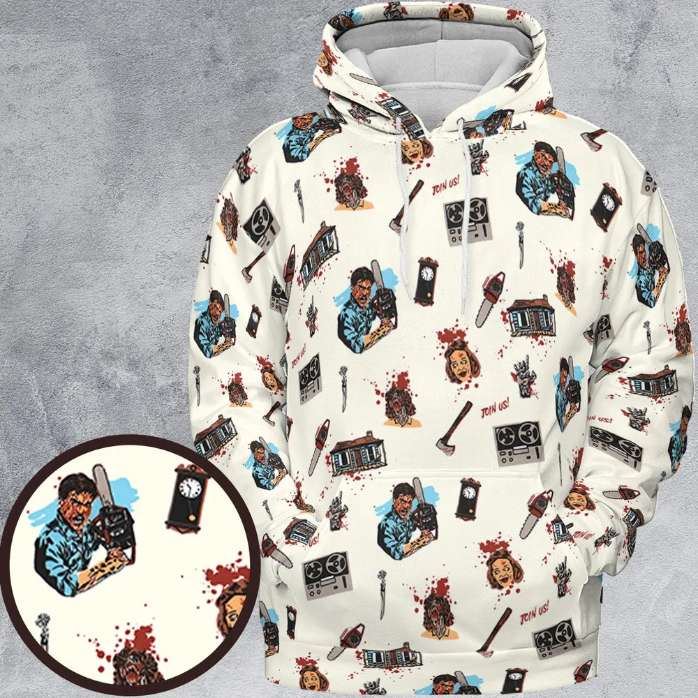 Supernatural Horror Evil Dead Halloween All-over Print Hoodie - 2