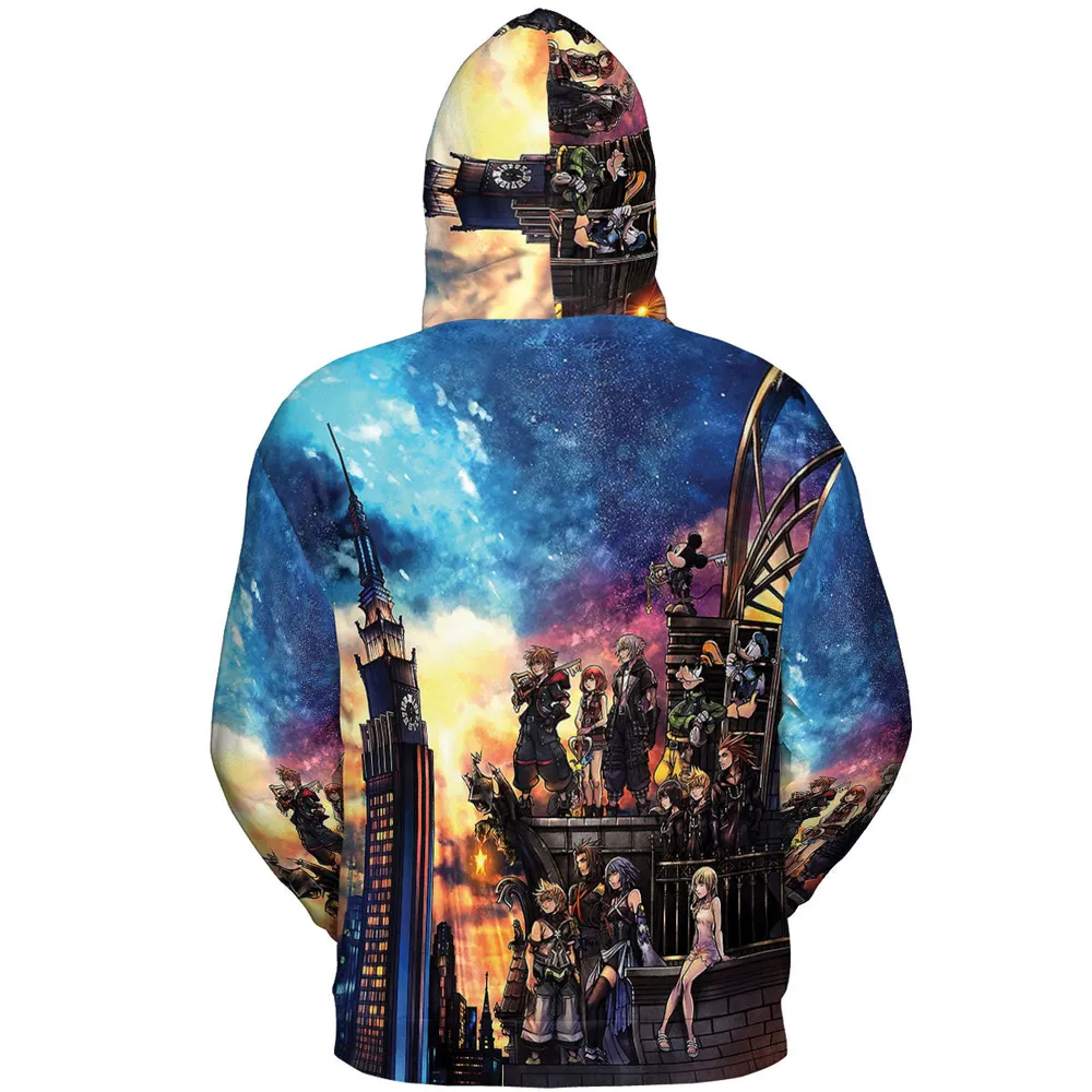 KH3 Kingdom Heart All-over Print Hoodie - 5