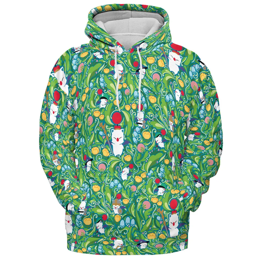 Moogle Final Fantasy All-over Print Hoodie - 3