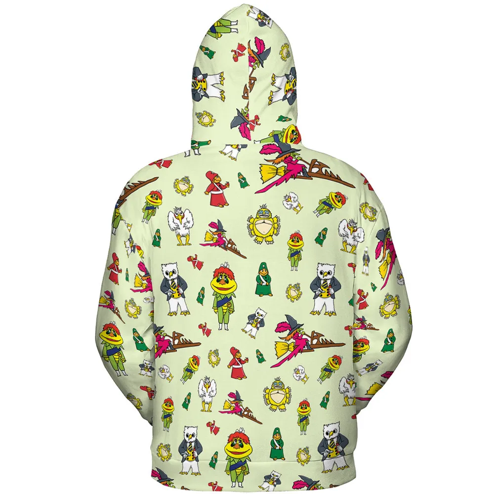 H.R. Pufnstuf Characters Sid and Marty All-over Print Hoodie - 5