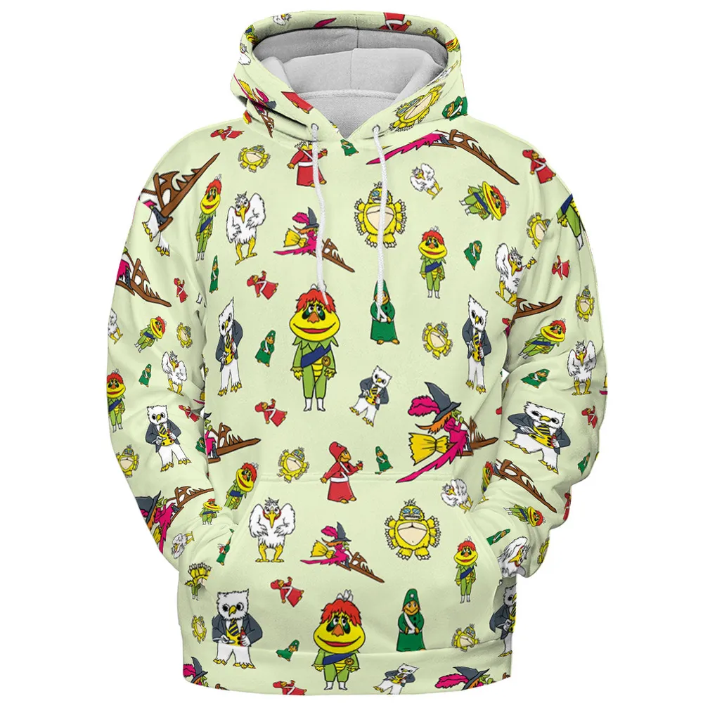 H.R. Pufnstuf Characters Sid and Marty All-over Print Hoodie - 3