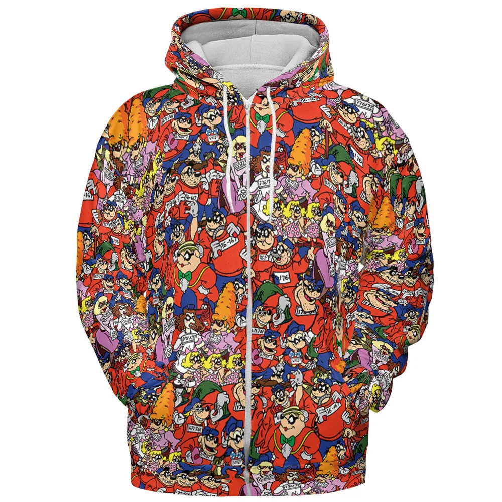 Beagle Boys Patterns All-over Print Hoodie - 4