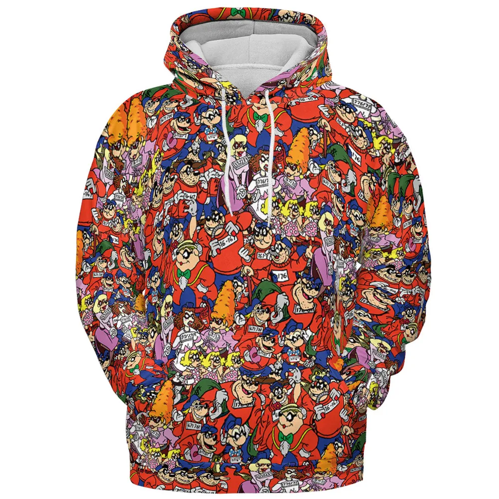 Beagle Boys Patterns All-over Print Hoodie - 3