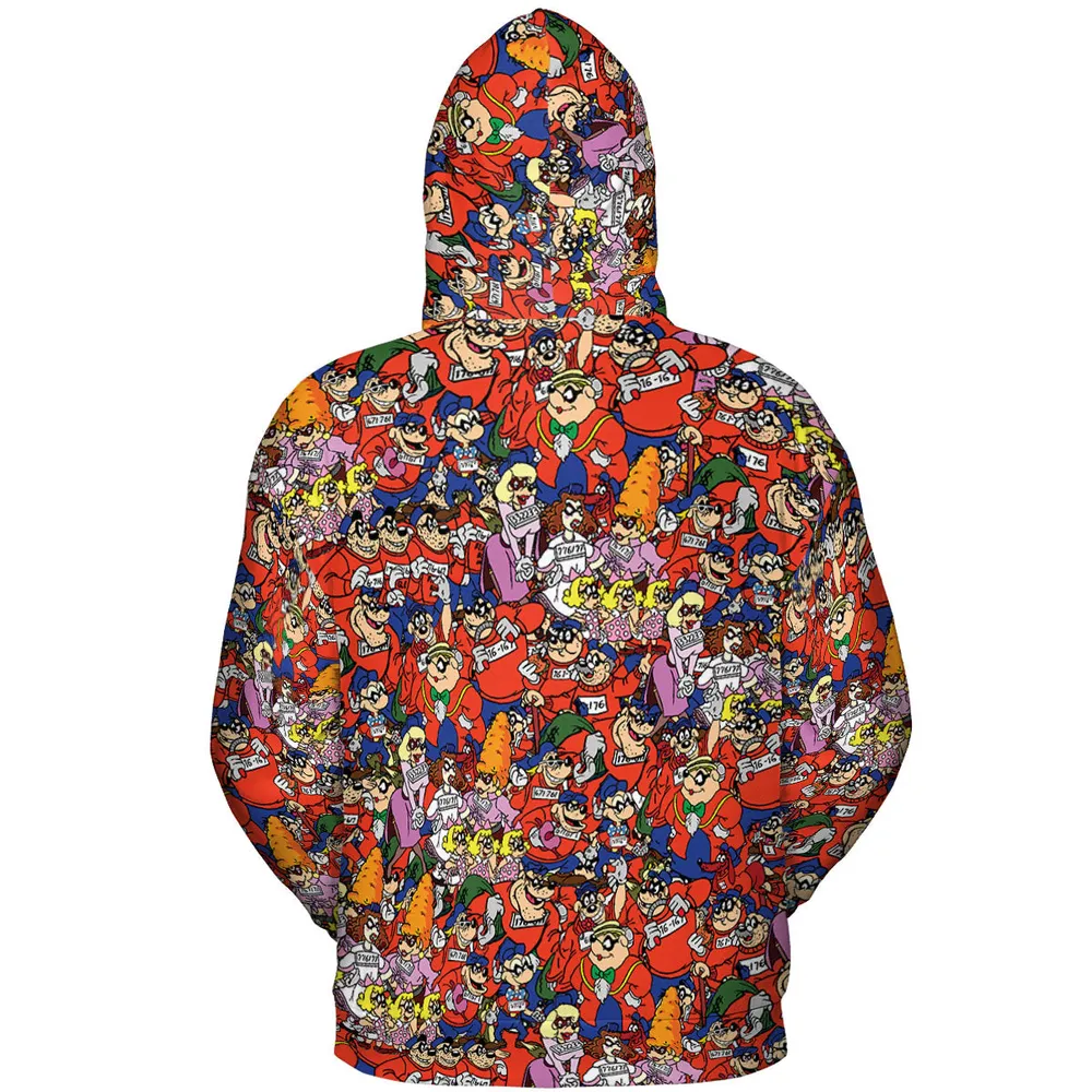 Beagle Boys Patterns All-over Print Hoodie - 5