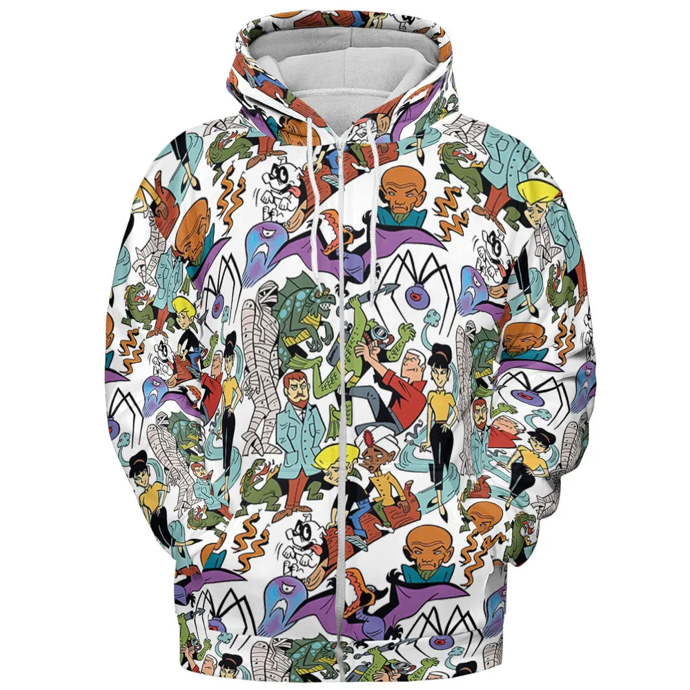 The Adventures Jonny Quest All-over Print Hoodie - 4