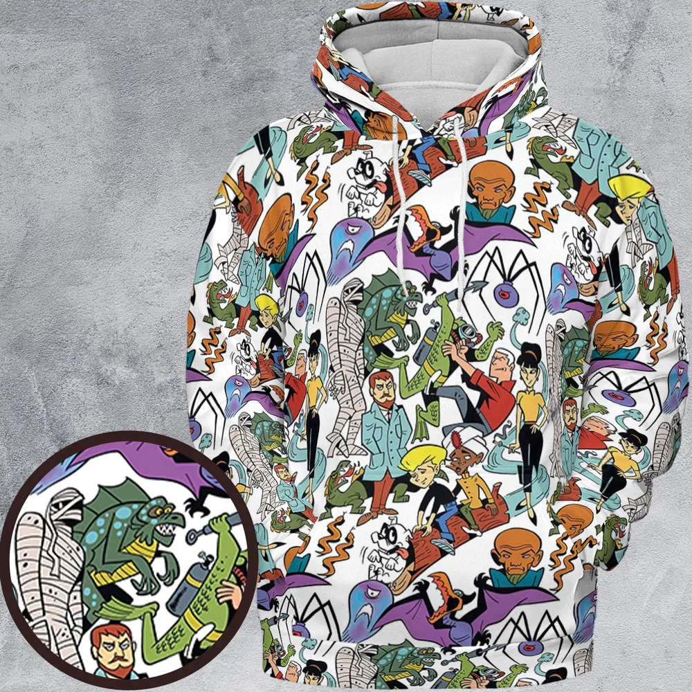 The Adventures Jonny Quest All-over Print Hoodie - 2