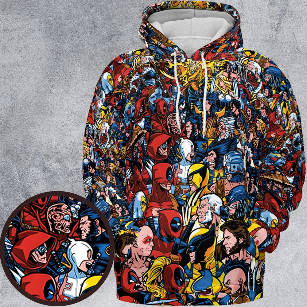 70 Variants and Bloodlines All-over Print Hoodie - 2