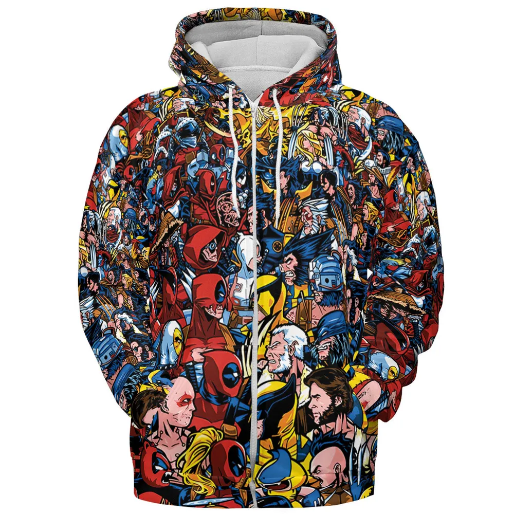 70 Variants and Bloodlines All-over Print Hoodie - 4