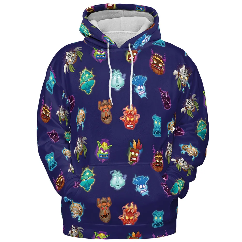 Crash Style Crash Bandicoot All-over Print Hoodie - 3