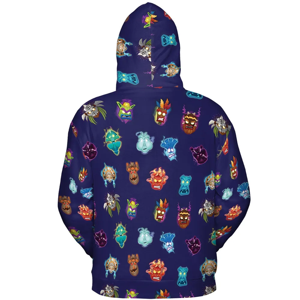 Crash Style Crash Bandicoot All-over Print Hoodie - 5