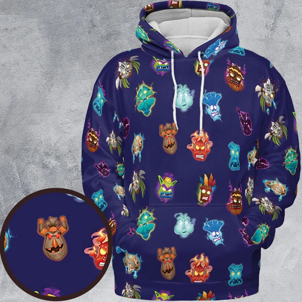 Crash Style Crash Bandicoot All-over Print Hoodie - 2
