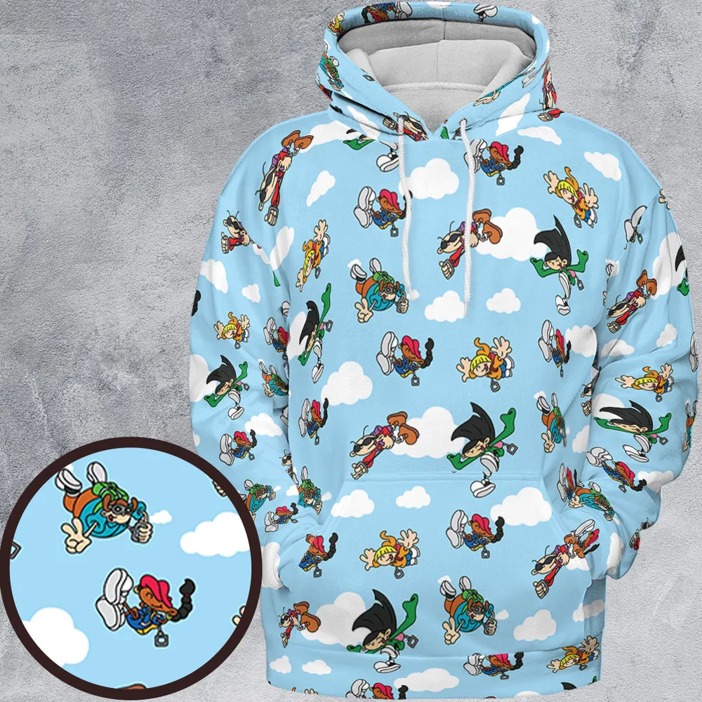 Codename Kid Next Door Characters All-over Print Hoodie - 2