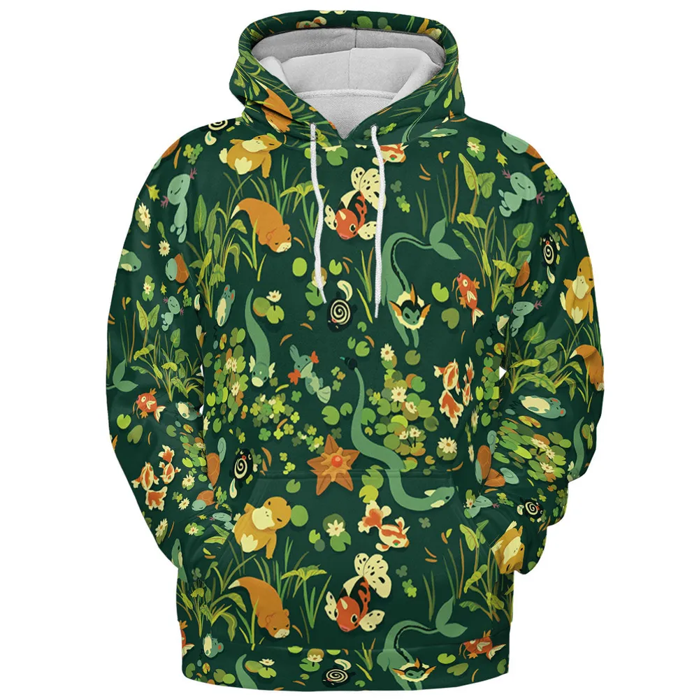 Under Water Type Pokemon All-over Print Hoodie - 3