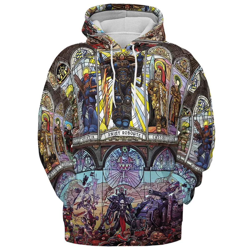 WH40K Library All-over Print Hoodie - 3