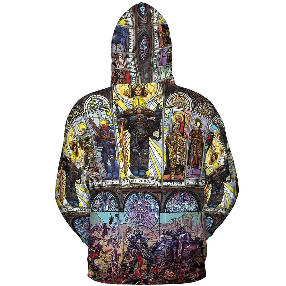 WH40K Library All-over Print Hoodie - 5