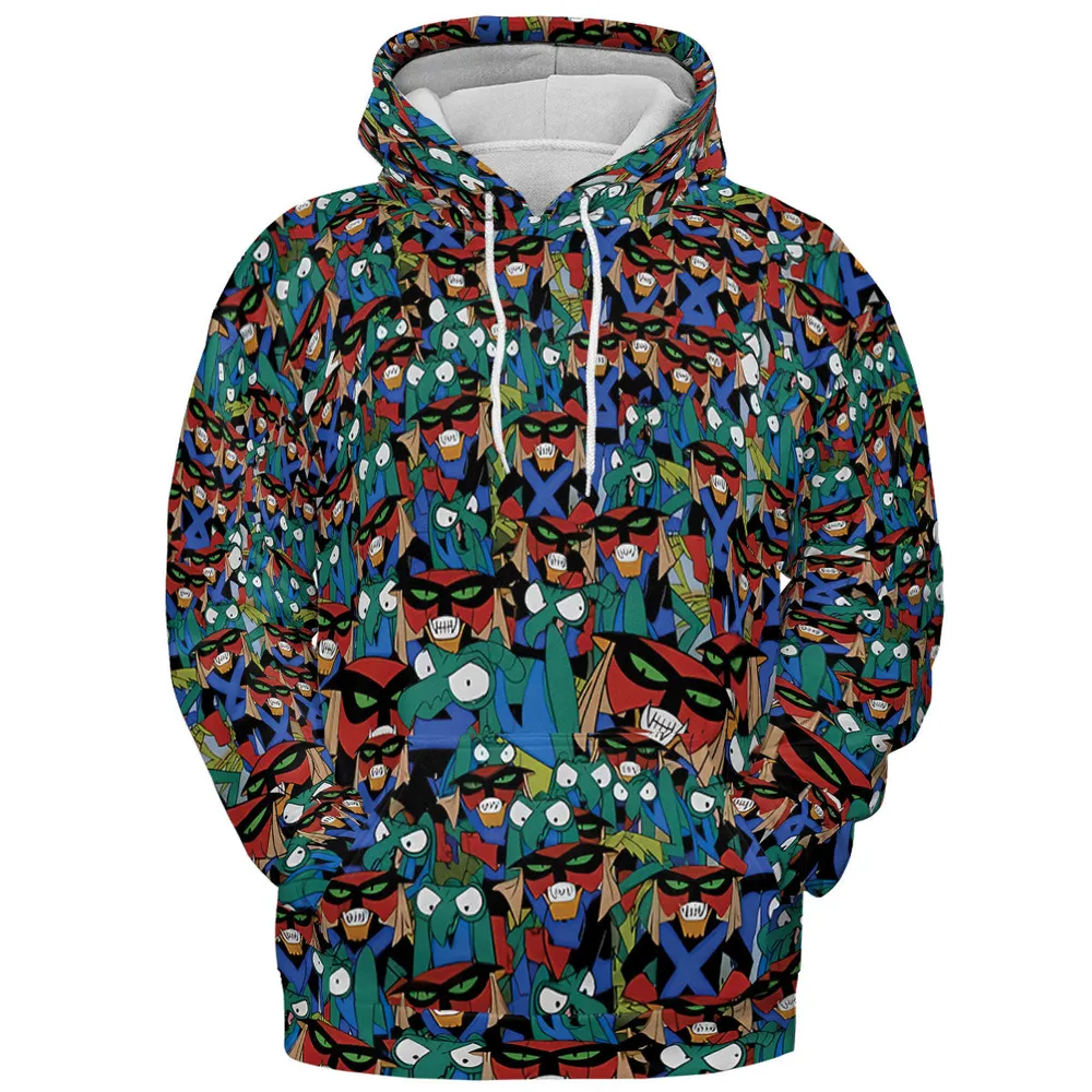 Brak and Zorak Space Ghost Coast to Coast All-over Print Hoodie - 3