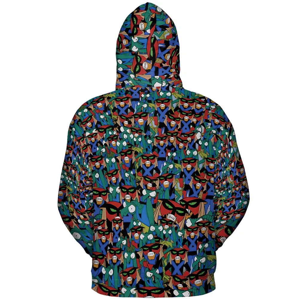 Brak and Zorak Space Ghost Coast to Coast All-over Print Hoodie - 5