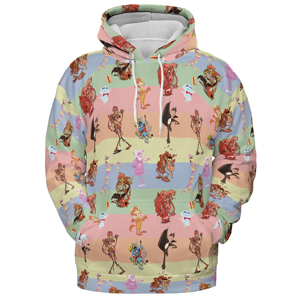Spooky Monster Mash Cereal Monster All-over Print Hoodie - 3