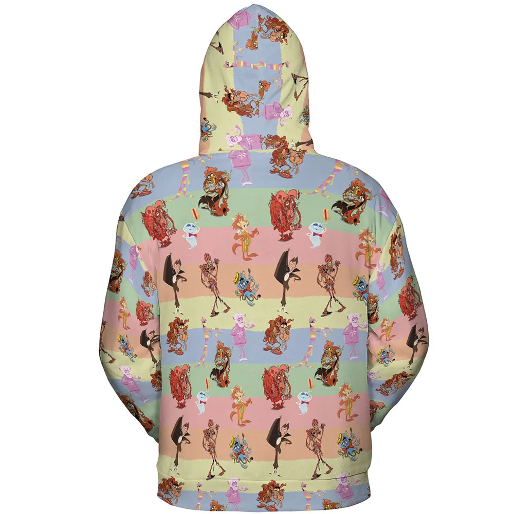 Spooky Monster Mash Cereal Monster All-over Print Hoodie - 5