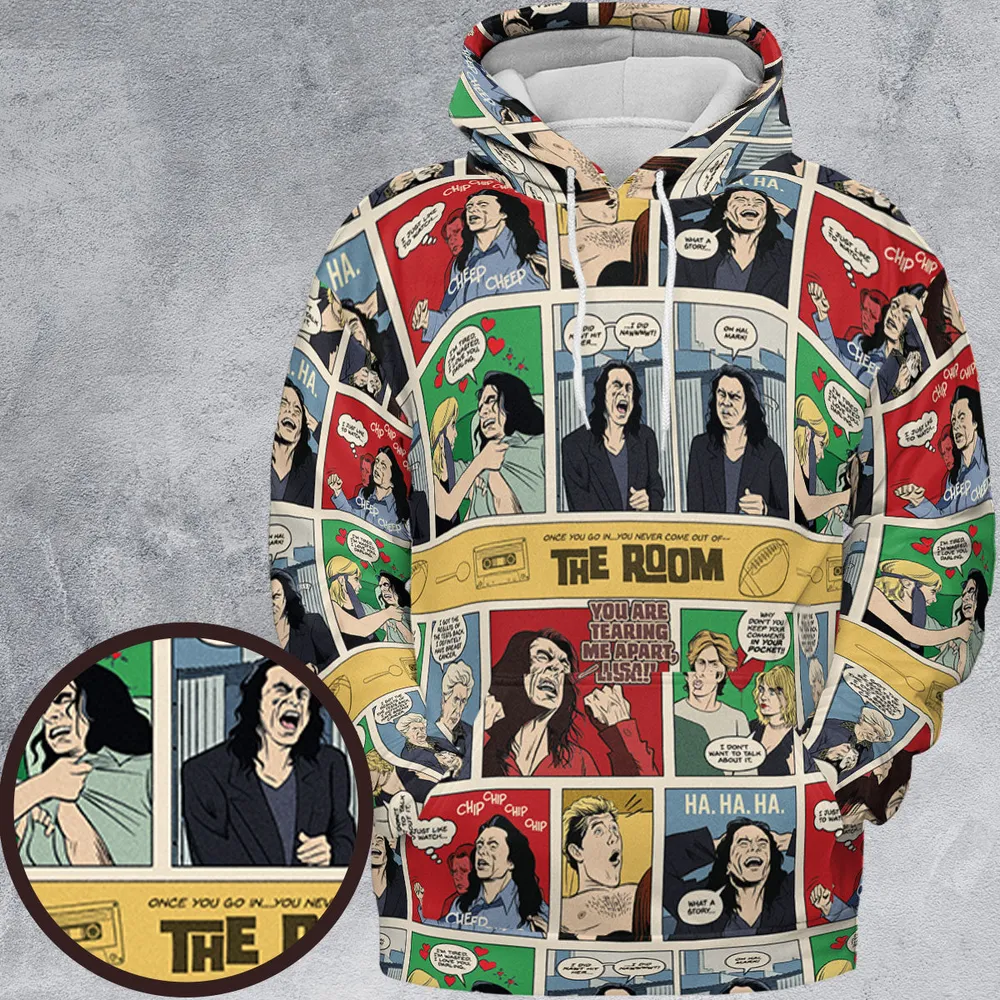 The Room Comic Style All-over Print Hoodie - 2