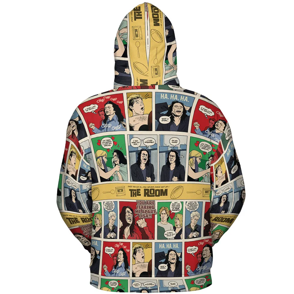 The Room Comic Style All-over Print Hoodie - 5