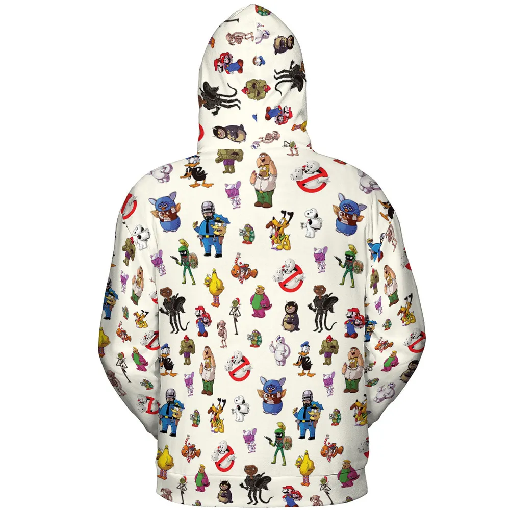 Behind The Face All-over Print Hoodie - 5