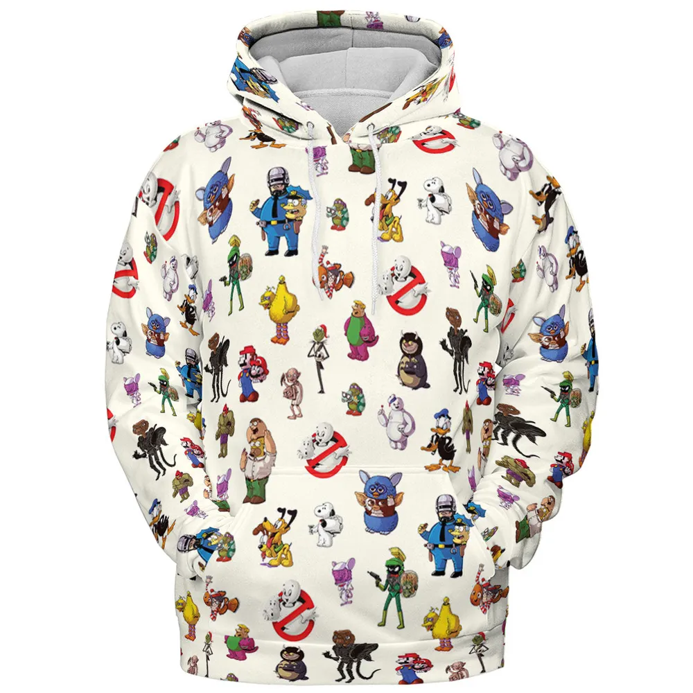 Behind The Face All-over Print Hoodie - 3