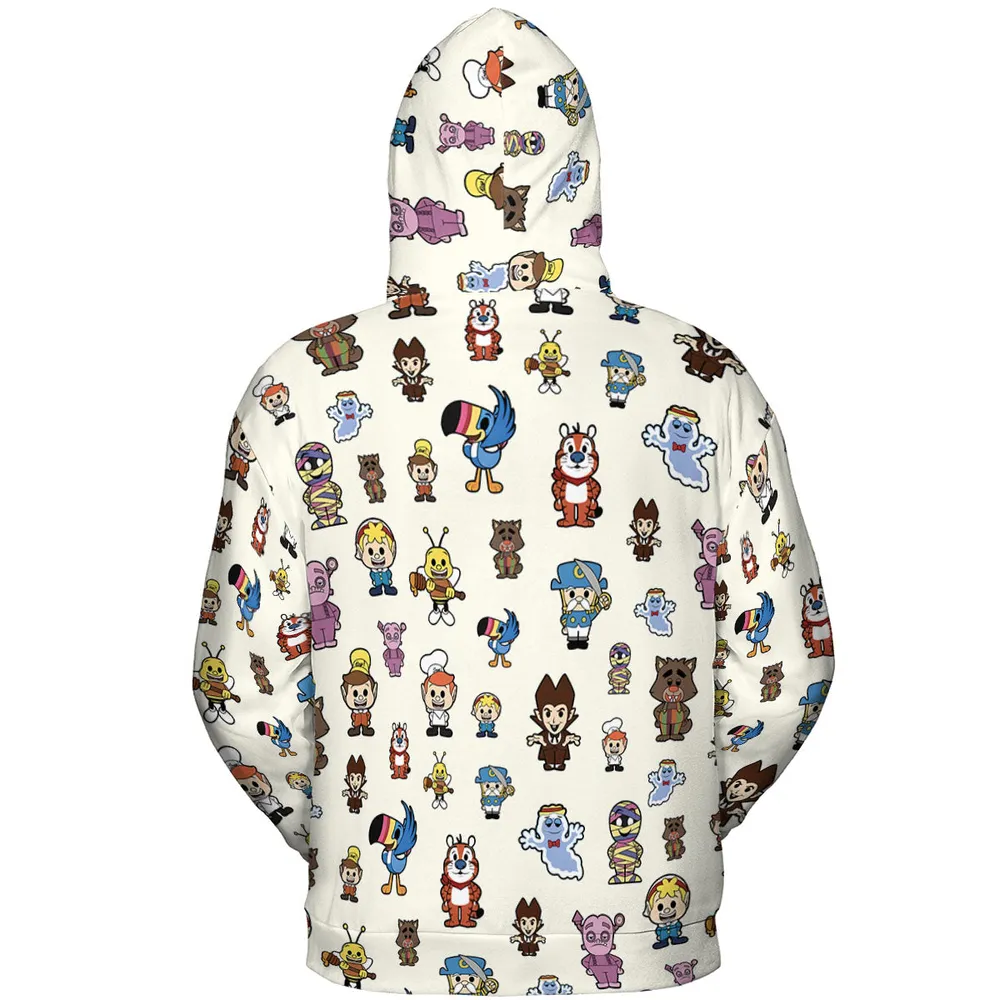 Breakfast Club Cereal Mascot All-over Print Hoodie - 5