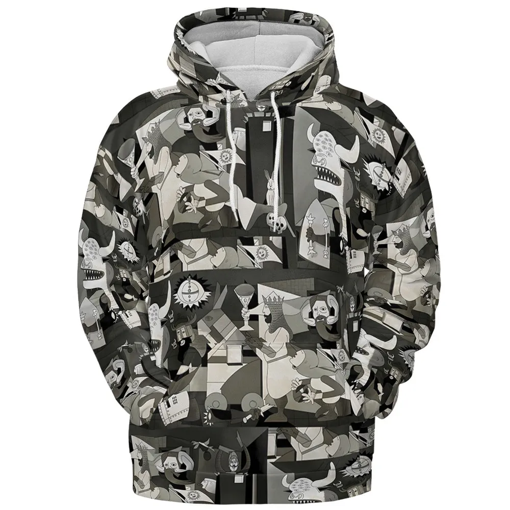 Monty Picasso Style Art All-over Print Hoodie - 3