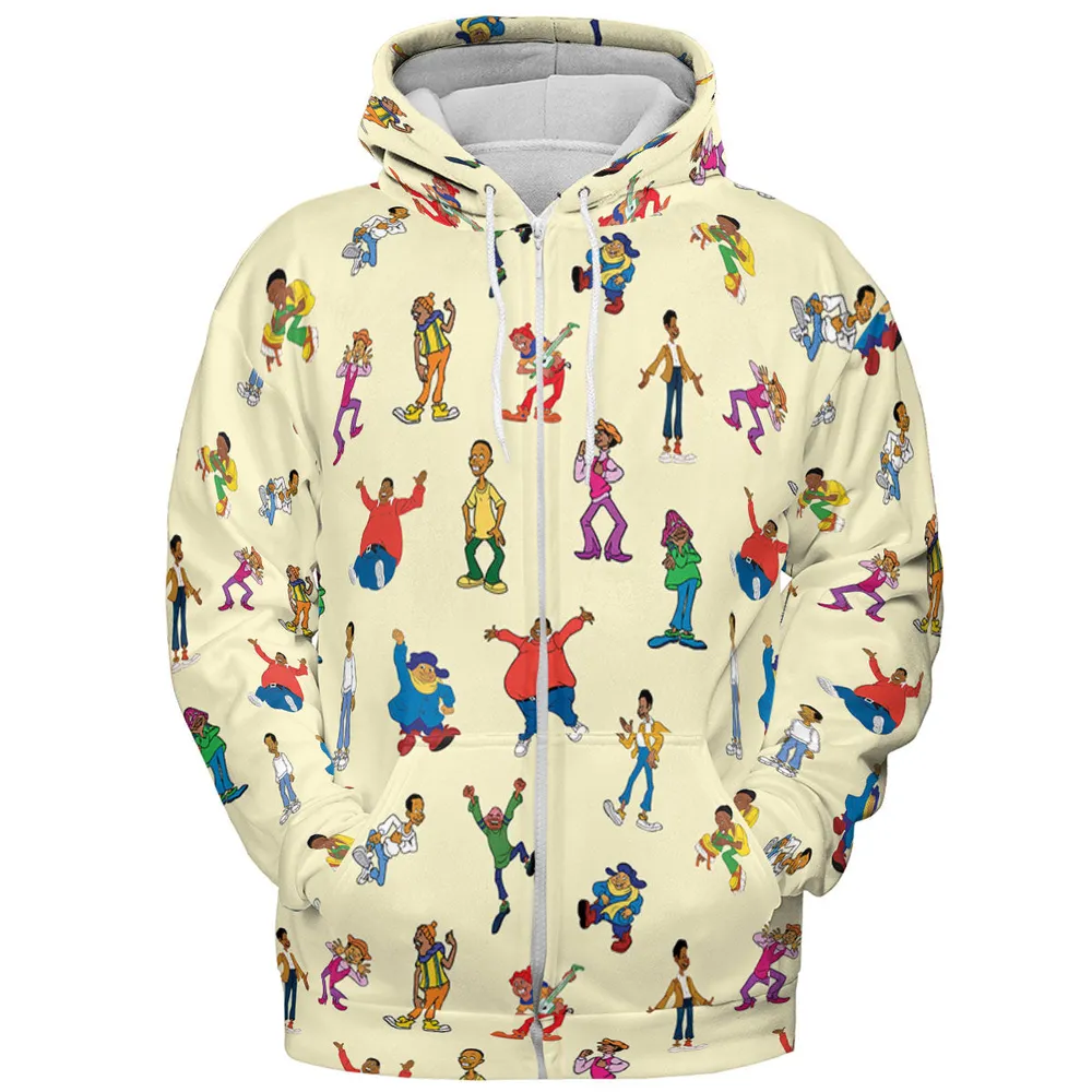 Fat Albert and the Cosby Kids All-over Print Hoodie - 4