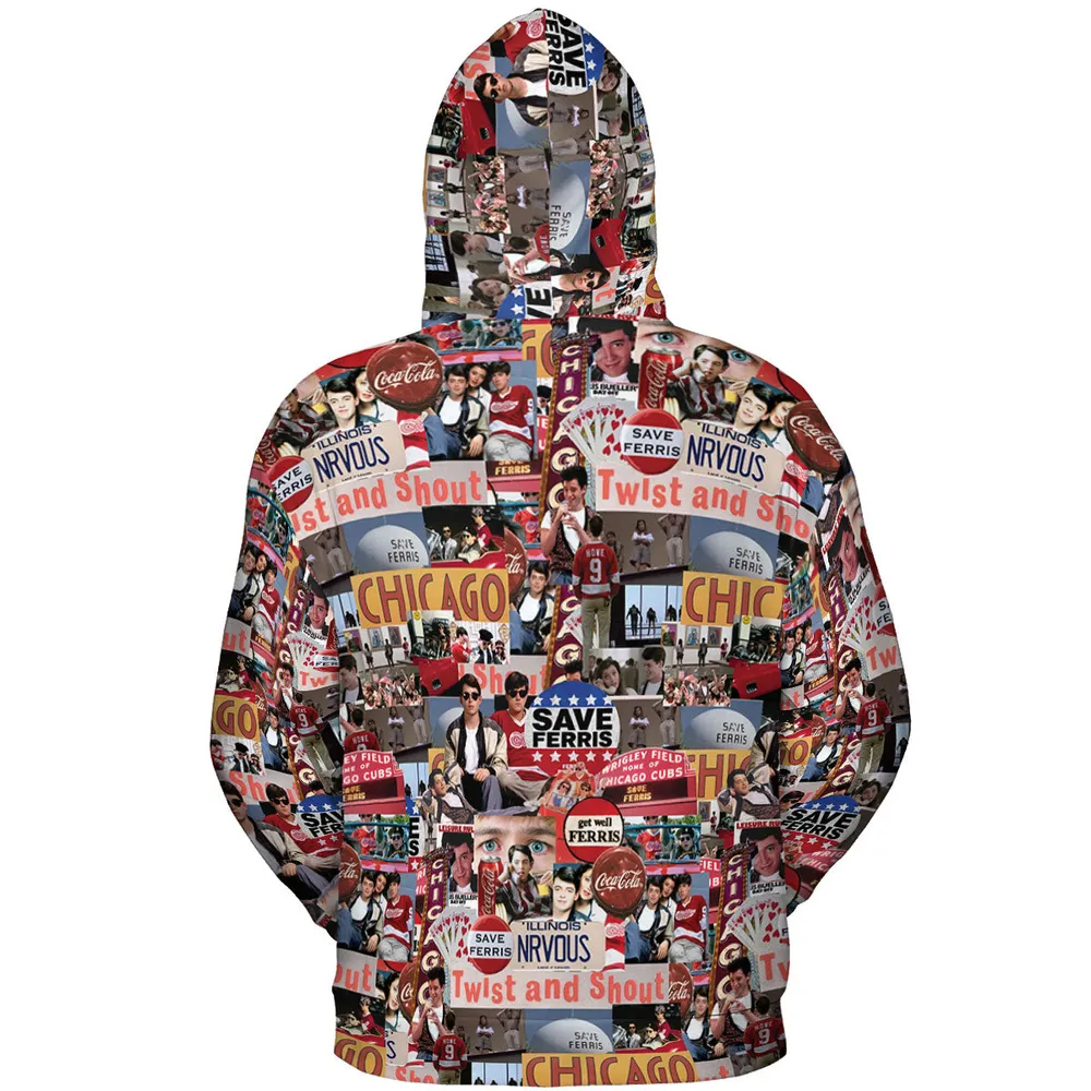 Vintage Aesthetic Ferris Bueller's Day Off All-over Print Hoodie - 5