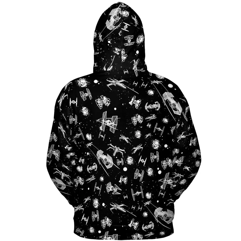 Space Ship Battle Star Wars All-over Print Hoodie - 5