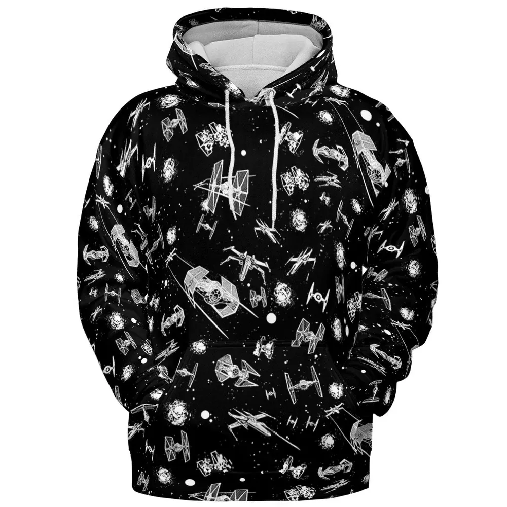 Space Ship Battle Star Wars All-over Print Hoodie - 3