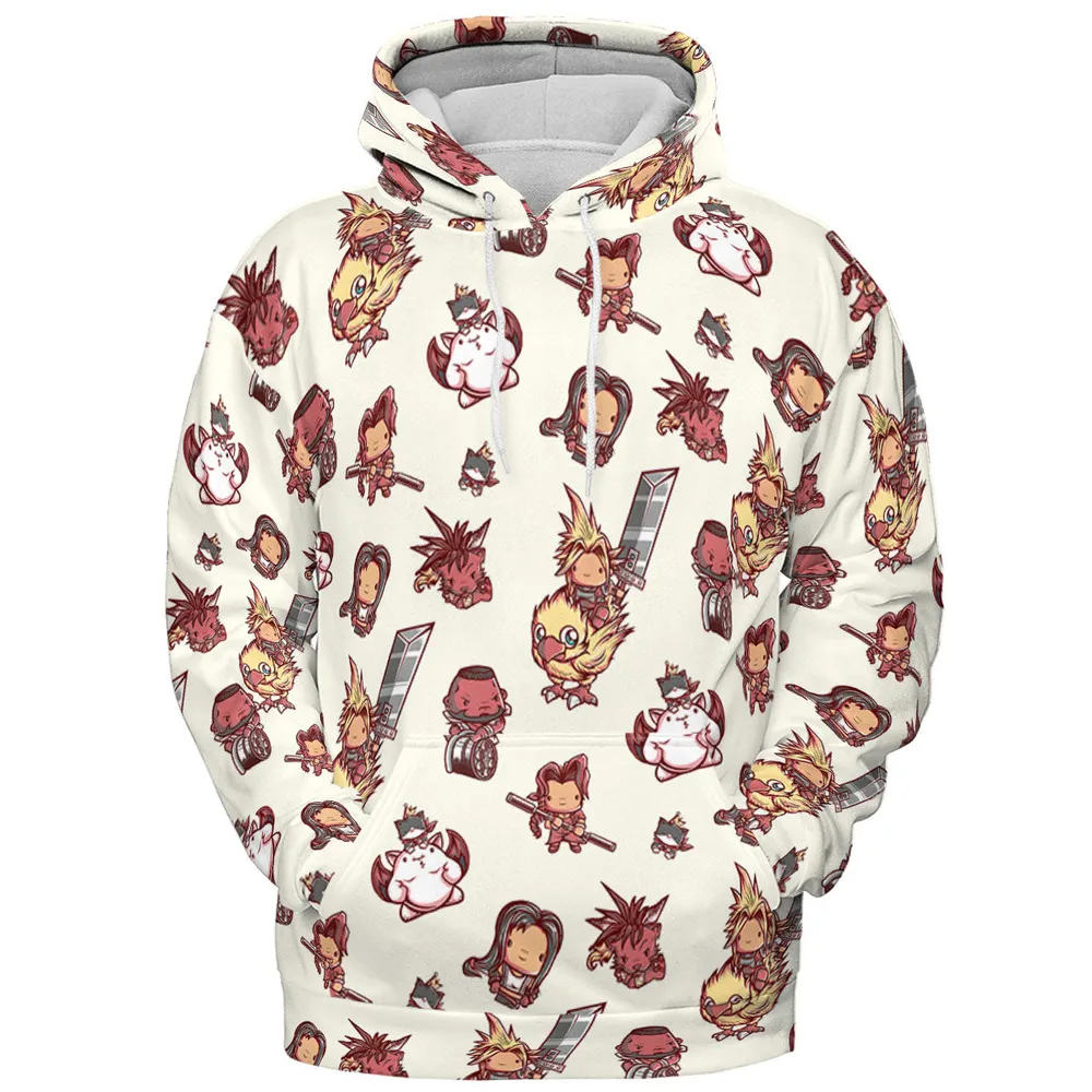 Cute Fantasy Final Fantasy All-over Print Hoodie - 3